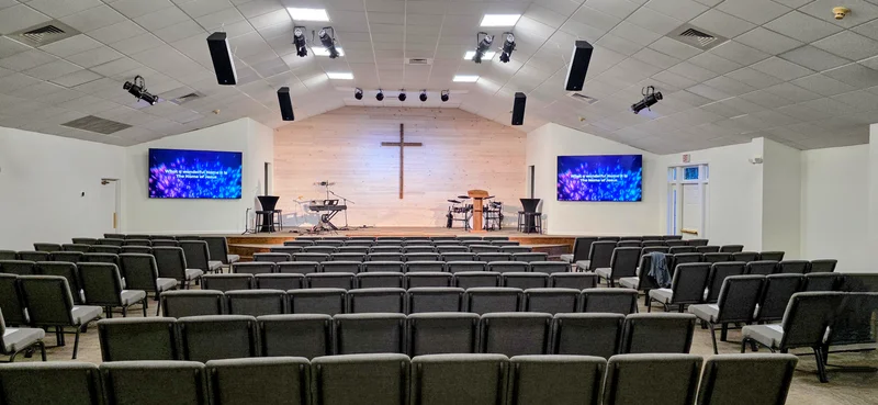 Waypoint Community Church – Following Jesus, Making Disciples in Irmo, SC WP Inside Sactuary Empty