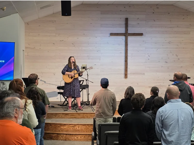 Waypoint Community Church – Following Jesus, Making Disciples in Irmo, SC WP Worship Leading W Standing Congregation 3